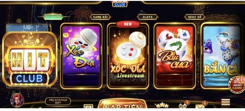 Đa dạng các thể loại game bài hấp dẫn.
