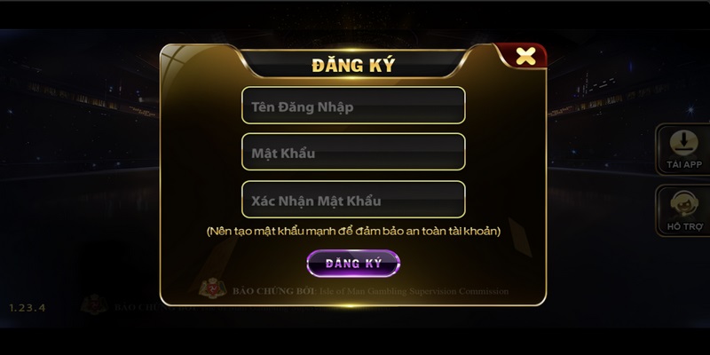 Điền đầy đủ thông tin theo mẫu đăng ký của Hitclub
